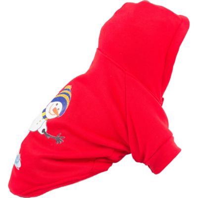 Image showing  LED Lighting Holiday Snowman Hooded Sweater Pet Costume