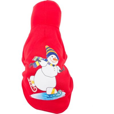 Image showing  LED Lighting Holiday Snowman Hooded Sweater Pet Costume