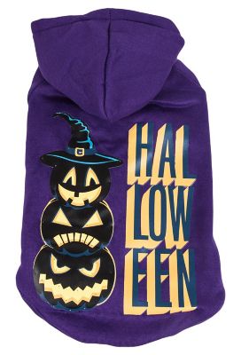 Image showing  LED Lighting Halloween Happy Snowman Hooded Sweater Pet Costume