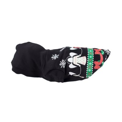 Image showing  LED Lighting Patterned Holiday Hooded Dog Costume Sweater