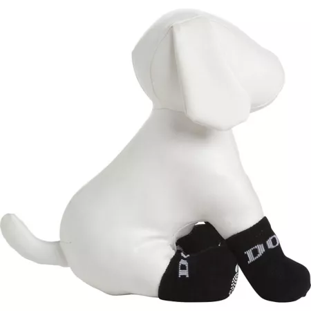 Pet Life Pet Socks with Rubberized Soles 4 Pack Dog Boots & Shoes