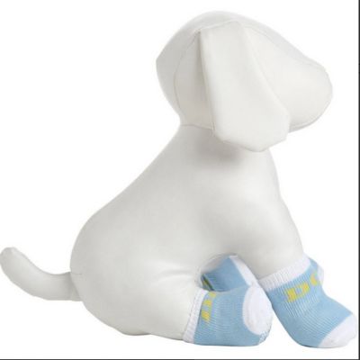 Image showing 7 th Pet Life Pet Socks with Rubberized Soles, 4 ct.