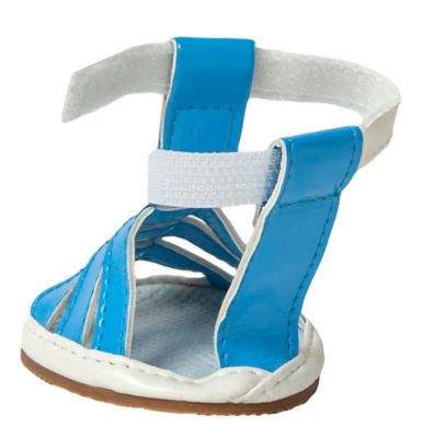 Image showing  Buckle-Supportive PVC Waterproof Pet Sandals, 4-Pack