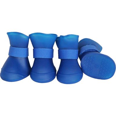 Image showing  Elastic Protective Multi-Usage All-Terrain Rubberized Dog Shoes, 4-Pack