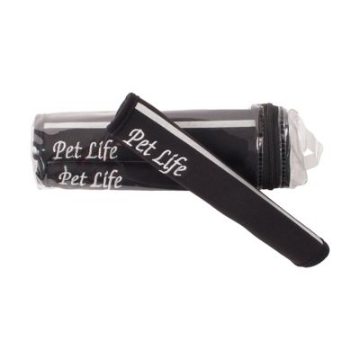 Pet Life Extreme-Neoprene Joint Protective Reflective Pet Sleeve, Medium, Black