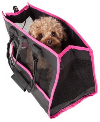 Image showing  Leatherette Posh Paw Pet Carrier, 17.3 in.