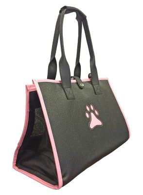 Image showing  Leatherette Posh Paw Pet Carrier, 17.3 in.