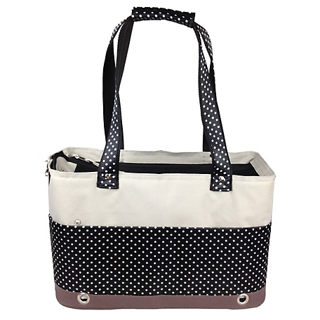 Pet Life Fashion Tote Spotted Pet Carrier