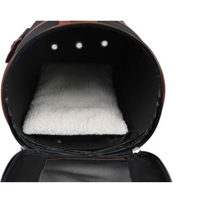 Image showing 5 th Pet Life Airline-Approved Nylon Fashion Cylinder Posh Pet Carrier, 16.5 in.