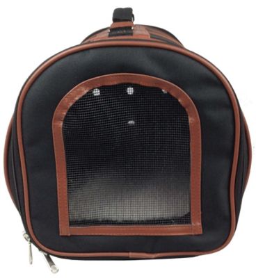 Image showing 6 th Pet Life Airline-Approved Nylon Fashion Cylinder Posh Pet Carrier, 16.5 in.