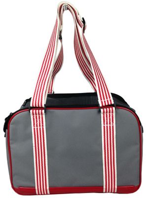 Image showing  Candy Cane Mesh Fashion Pet Carrier, 15 in.
