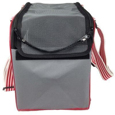 Image showing  Candy Cane Mesh Fashion Pet Carrier, 15 in.
