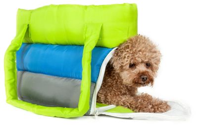 Image showing  Bubble-Poly Tri-Colored insulated Pet Carrier, 15.7 in.