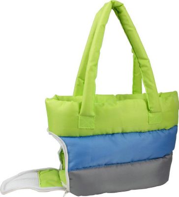 Image showing  Bubble-Poly Tri-Colored insulated Pet Carrier, 15.7 in.