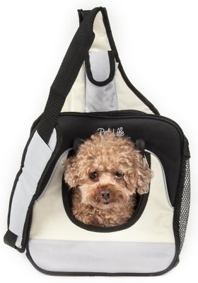 Image showing  Single Strap Over-The-Shoulder Navigation Hands Free Backpack and Frontpack Pet Carrier
