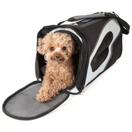 Pet Life Airline Approved Phenom-Air Collapsible Pet Carrier Soft Sided Crates