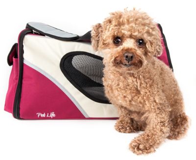 Image showing 1 th Pet Life Airline-Approved Phenom-Air Nylon Collapsible Pet Carrier, 19.7 in.