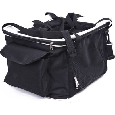 Image showing  Lightweight Collapsible Safety Travel Wire Folding Pet Car Seat Carrier