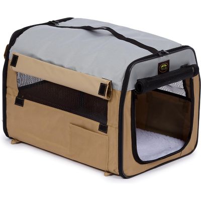 Image showing  Folding Zippered Lightweight Nylon Easy Folding Pet Crate