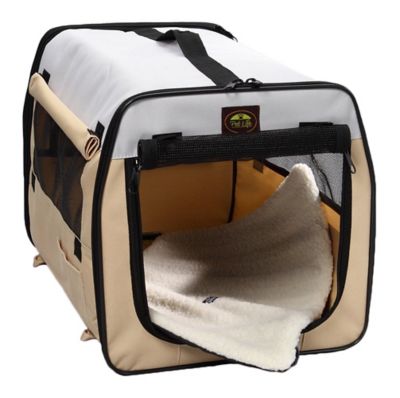 Image showing  Folding Zippered Lightweight Nylon Easy Folding Pet Crate