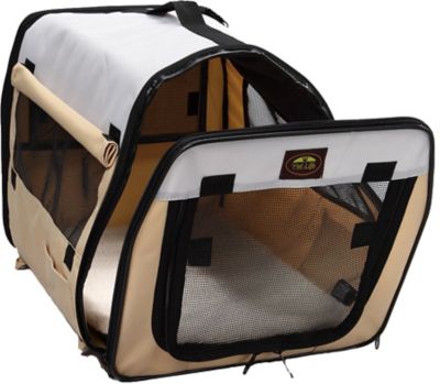 Image showing  Folding Zippered Lightweight Nylon Easy Folding Pet Crate