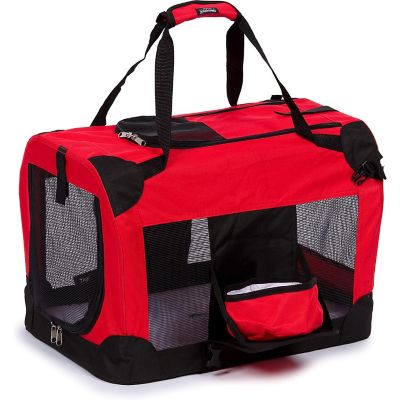 Pet Life Folding Deluxe 360-Degree Vista View PVC House Pet Crate