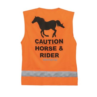 Image showing  Unisex Equi-Flector Safety Vest, 2XS, Orange