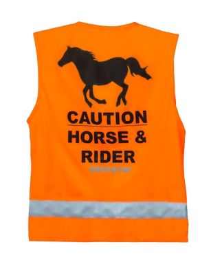 Image showing  Equi-Flector Safety Vest, Orange, X-Small