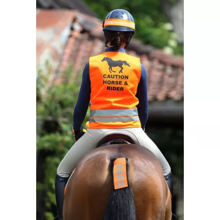 Shires Equi-Flector Unisex Safety Vest Orange XL Equestrian Riding Vests