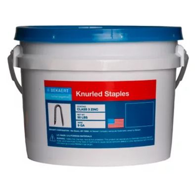 Image showing  1-1/4 in. Knurled Fence Staples, 50 lb.