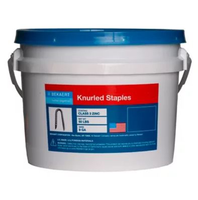 Image showing  1-3/4 in. Knurled Fence Staples, 50 lb.