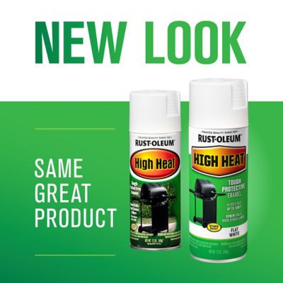 Image showing  12 oz. Specialty High-Heat 1,200 Degree F. Spray Paint, Satin