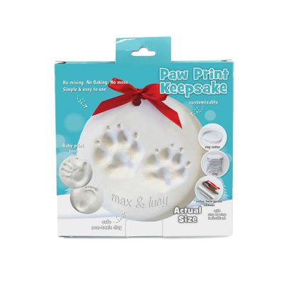 Image showing  Pet Paw Print Ornament Kit