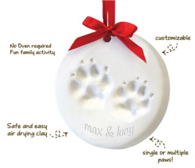 Image showing  Pet Paw Print Ornament Kit