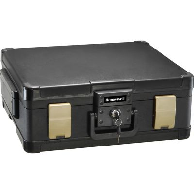 Image showing  0.39 cu. ft. Key Lock Molded Fire/Water Chest