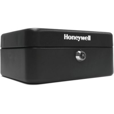 Honeywell 6111 Convertible Steel Cash and Key Box with Key Lock