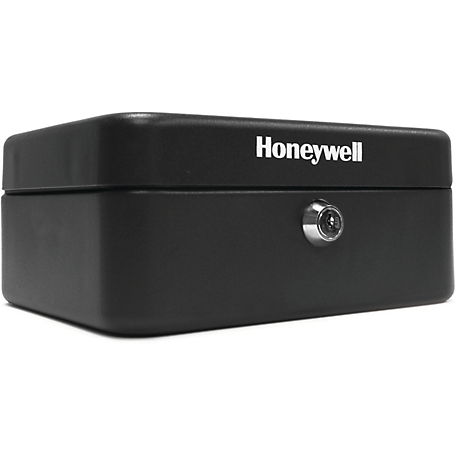 Honeywell 6111 Convertible Steel Cash and Key Box with Key Lock