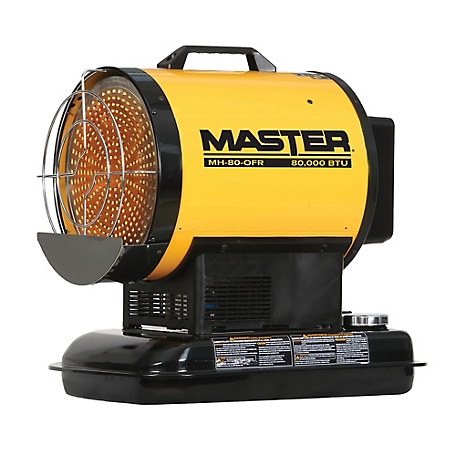 Master 80,000 BTU Kerosene/Diesel Radiant Heater