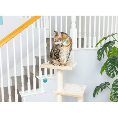 Image showing 6 th Armarkat 48 in. 3-Levels Real Wood Cat Tower for Kittens Play, Beige