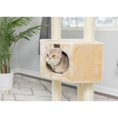Image showing 8 th Armarkat 52 in. 3-Tier Real Wood Cat Tree, Beige
