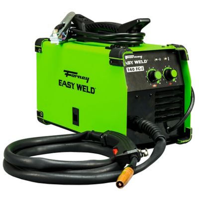 Forney 120V/140A Easy Weld 140 FC-I MIG Welder, Uses 0.30 or 0.35 in. Flux-Core Wire