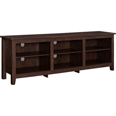 Walker Edison Wood Media Tv Stand Storage Console For Tvs Up To 85 In., 16 In. X 70 In. X 24 In.