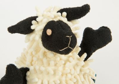Image showing  Fuzzy Wuzzy Lamb with Chew Guard Dog Toy, Small