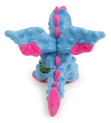 Image showing  Dragons Squeaky Plush Dog Toy, Chew Guard Technology - Periwinkle, Small