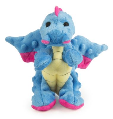 Image showing  Dragons Squeaky Plush Dog Toy, Chew Guard Technology - Periwinkle, Small