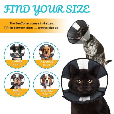 Image showing 6 th ZenPet ZenCone Original Soft Recovery Cone for Dogs