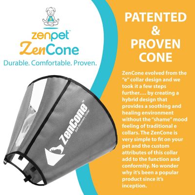 Image showing 8 th ZenPet ZenCone Original Soft Recovery Cone for Dogs