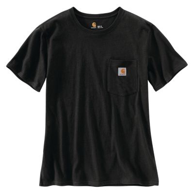 Image showing 0 th Carhartt Women's K87 Loose Fit Heavyweight Short-Sleeve Pocket T Shirt
