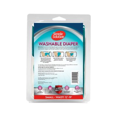 Image showing  Small Reusable Dog Diaper