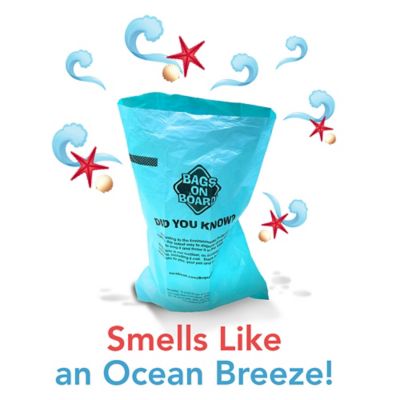 Image showing 6 th Bags on Board Scented Dog Poop Bags, Ocean Breeze, 140 ct.